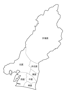 浜松市の地図